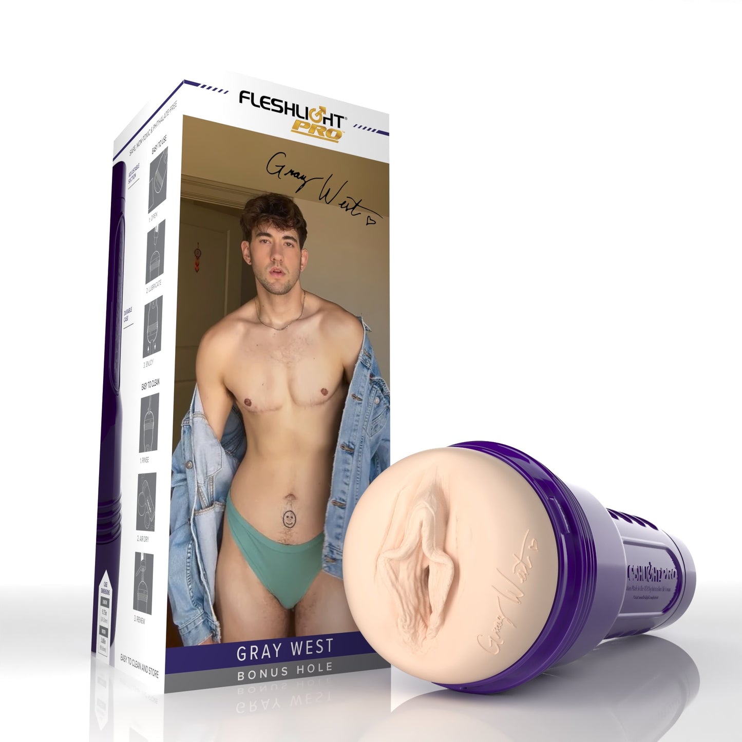 Gray West Fleshlight